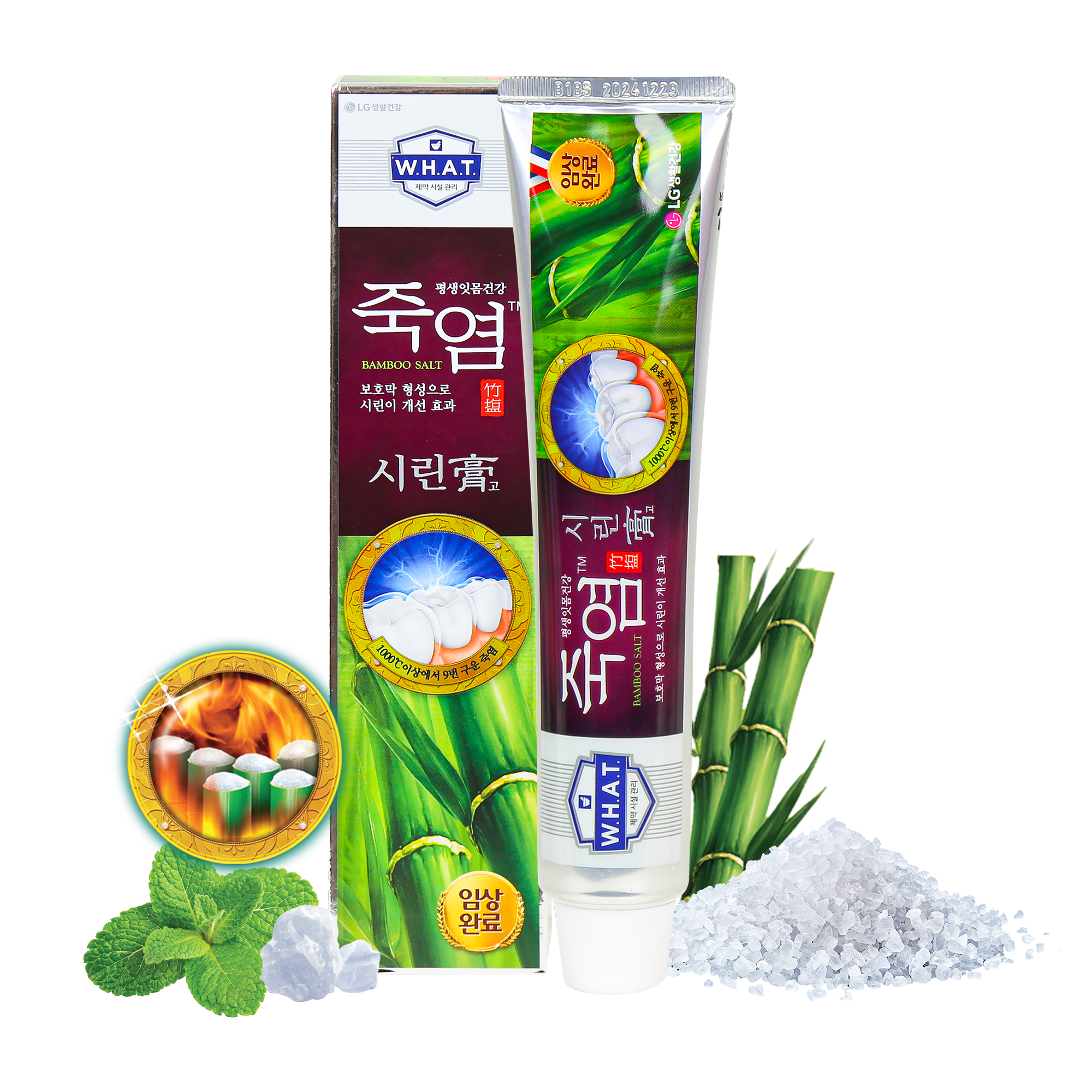 Kem đánh răng Bamboo Salt Shirinnee chăm sóc răng ê buốt 120g/140g